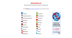 Desktop Screenshot of fahrzeugindex.ch